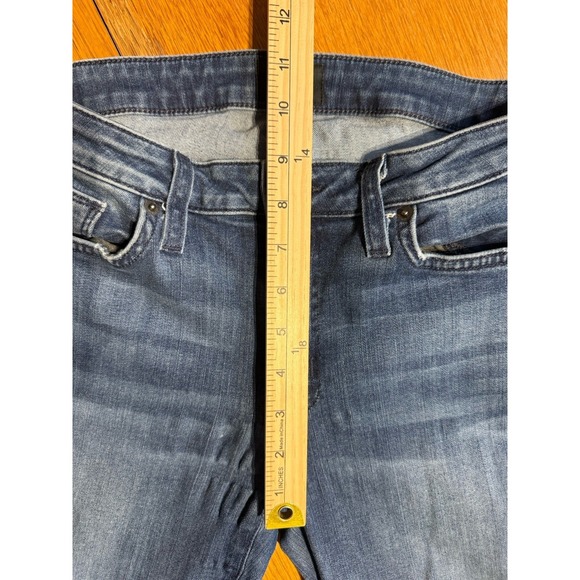 Hudson Jeans Women 27 Flare Mid Rise Stretch Dark Wash Denim Ferris 27x34 - Picture 4 of 12